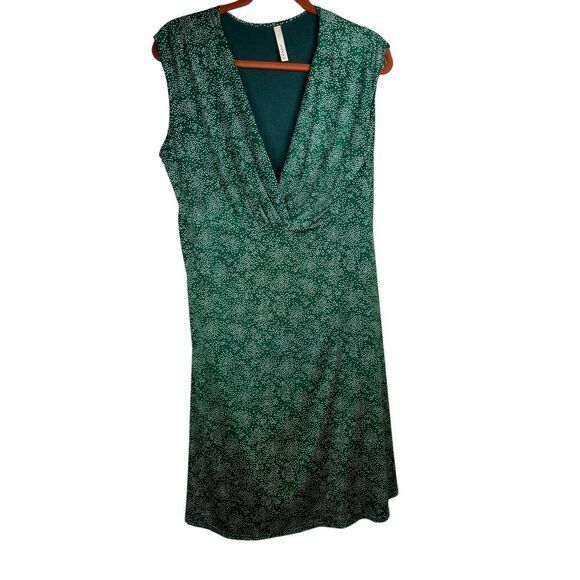 Gilli Emilia Knit Dress Dark Kelly Green Shift‎ Dress 1X - Picture 1 of 11